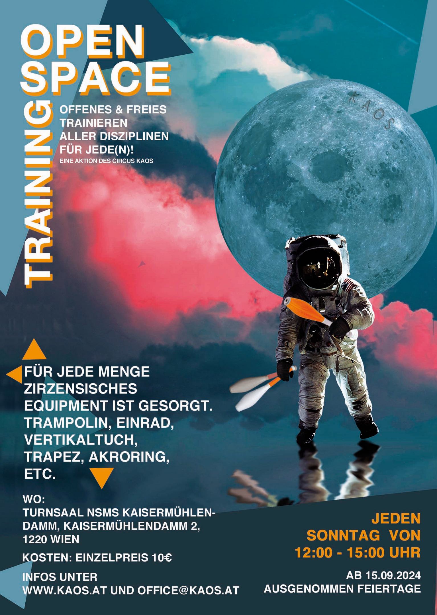 ACHTUNG: Kein Open Space Training heute (15.9.2024)! - KAOS